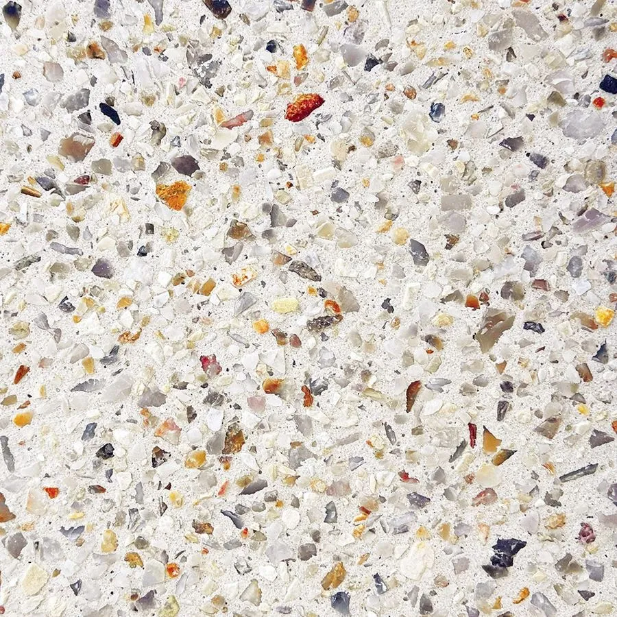 Amber White Exposed, Limecrete swatch