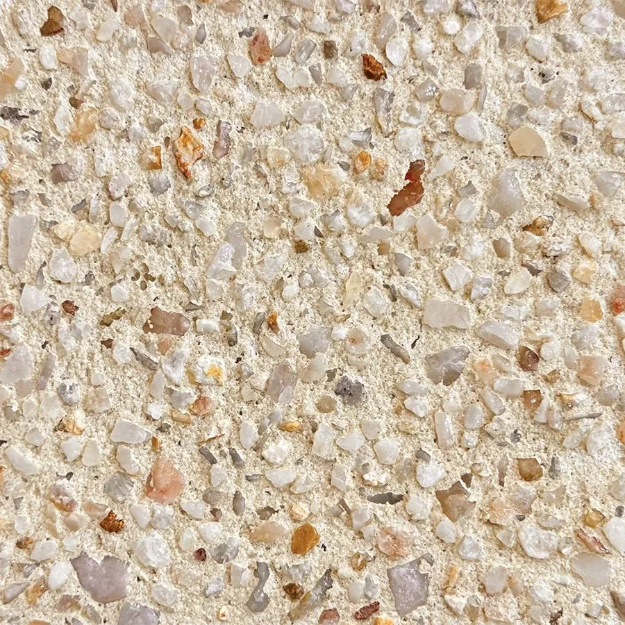 Coral Creme Exposed, Limecrete swatch