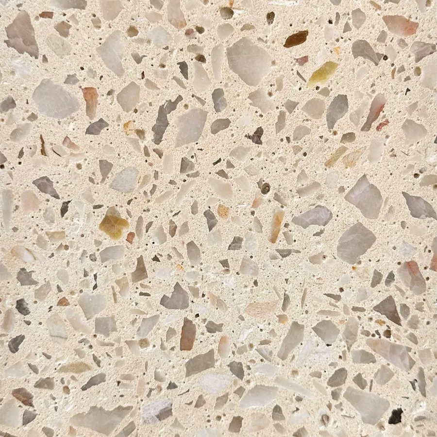 Coral Creme Honed, Limecrete swatch