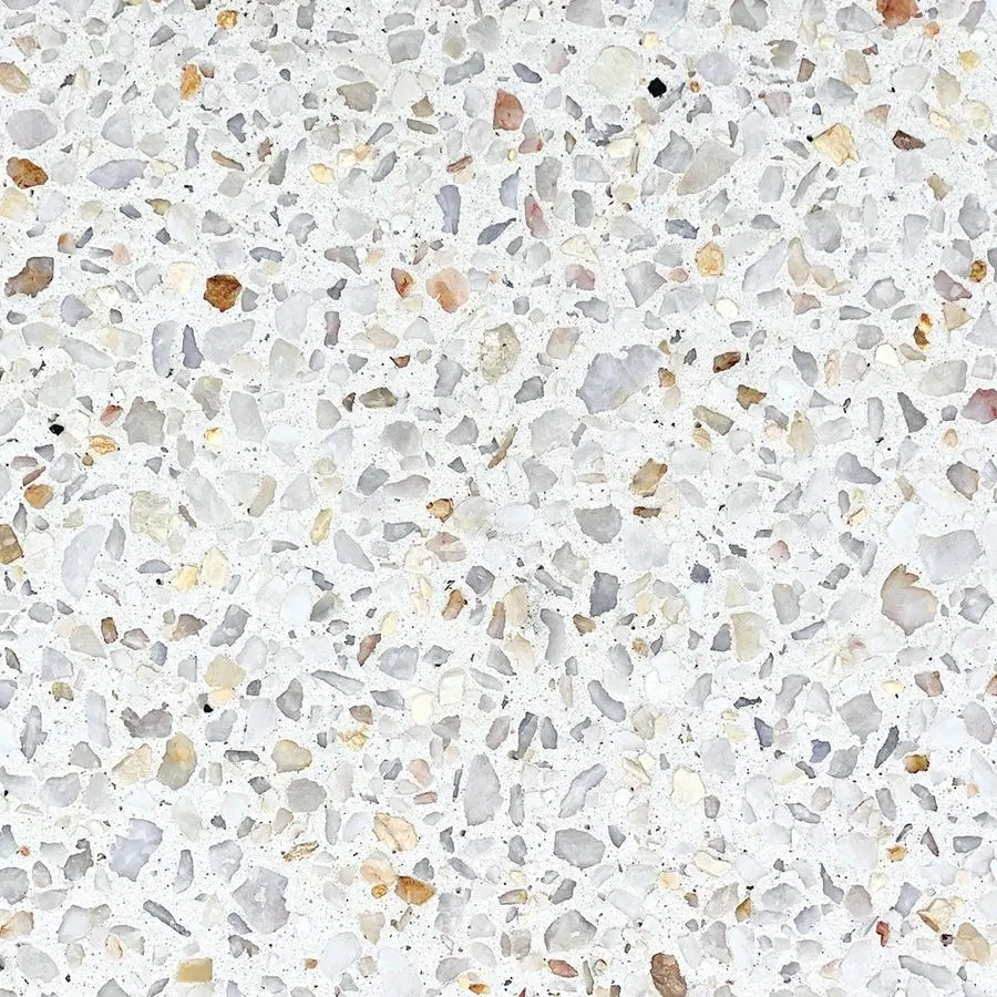Coral White Exposed, Limecrete swatch