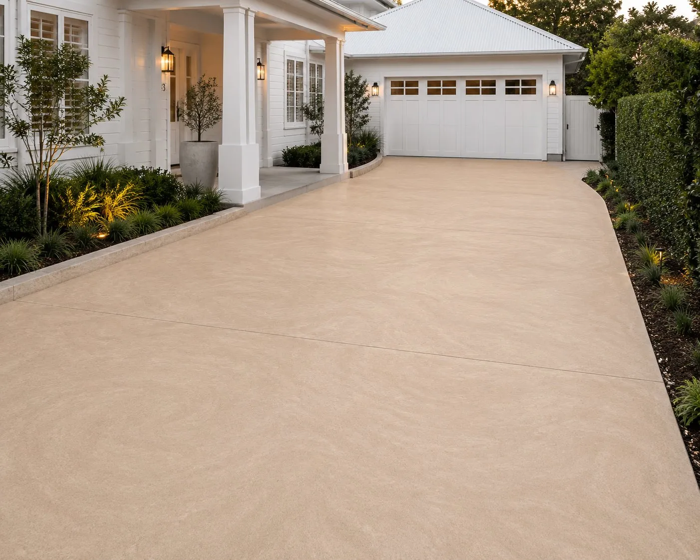 Liquid limestone finish, indicative look